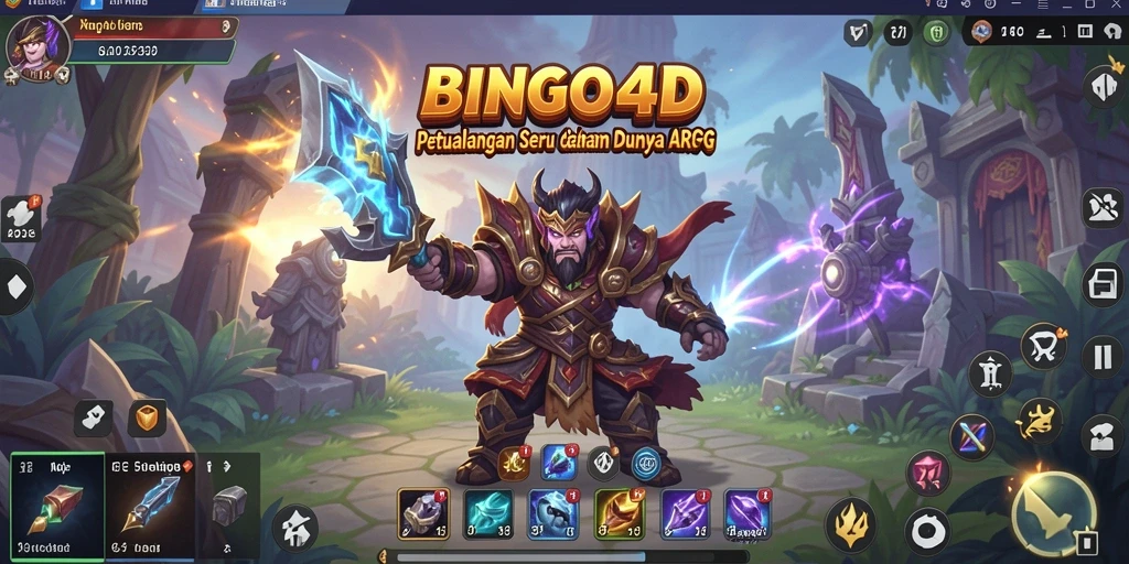 Screenshot gameplay BINGO4D menampilkan aksi seru dan grafis menawan.