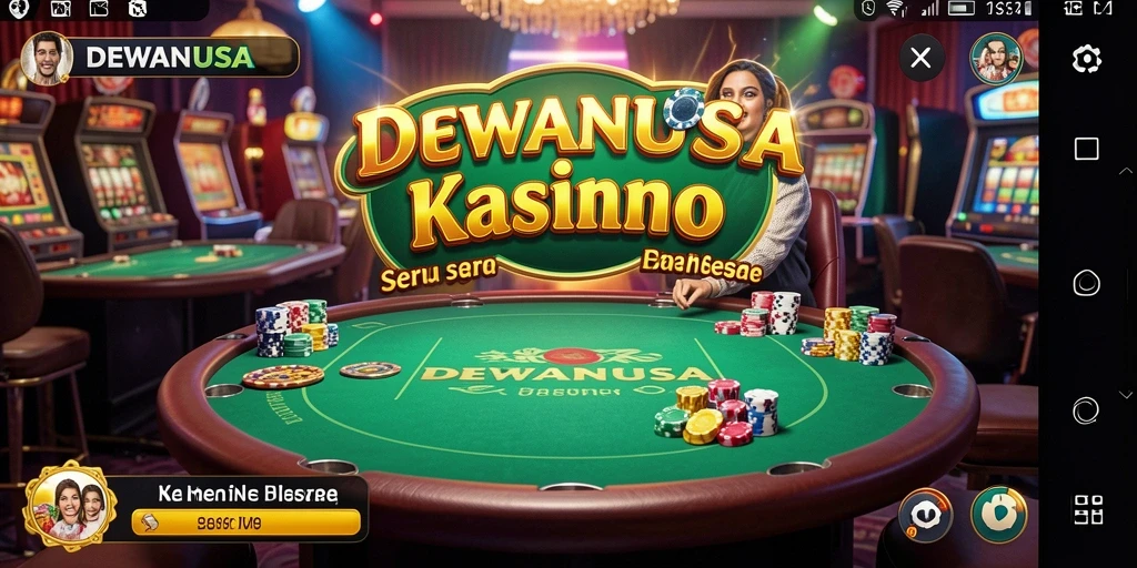 Tampilan screenshot DEWANUSA menampilkan gameplay kasino yang seru dan menarik.