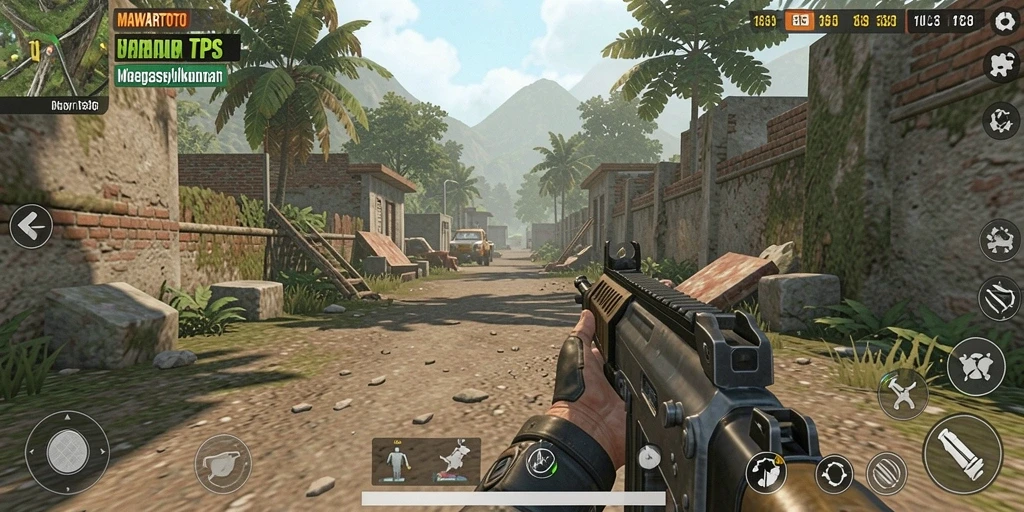Tampilan menarik dari gameplay TPS di MAWARTOTO.