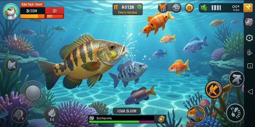 Tampilan gameplay Tembak Ikan yang menegangkan di OLX128.