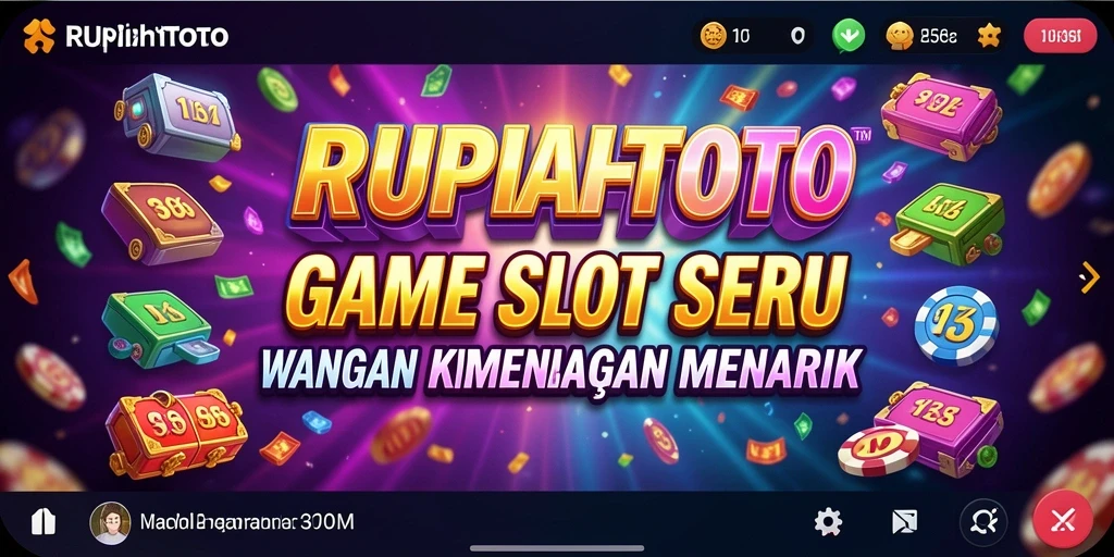 Tampilan screenshot RUPIAHTOTO dengan gameplay Slot yang menarik.