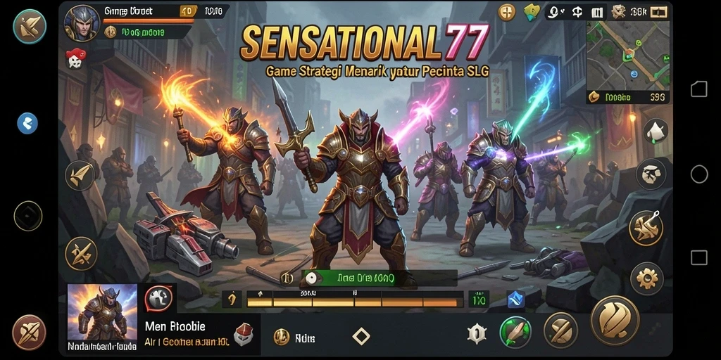 Tampilan seru dari gameplay SENSATIONAL77 yang mengasyikkan.