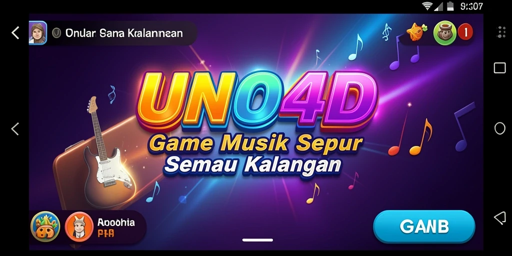 Tampilan gameplay <strong>UNO4D</strong> yang menarik dan interaktif.