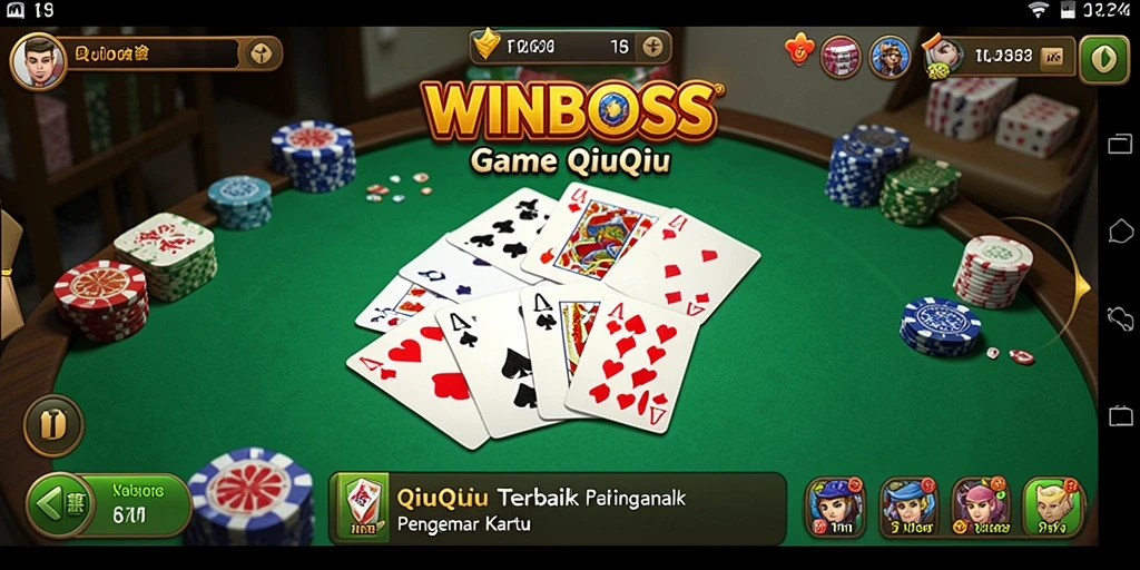 Tampilan gameplay seru dari WINBOSS dengan teman-teman.