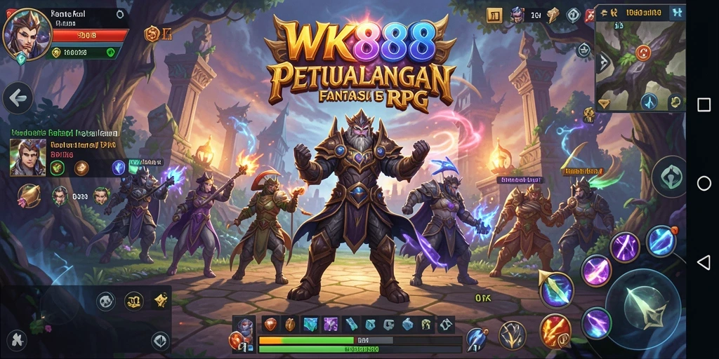 Screenshot gameplay dari petualangan menarik dalam WK888.